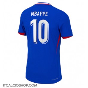 Francia Kylian Mbappe #10 Prima Maglia Europei 2024 Manica Corta